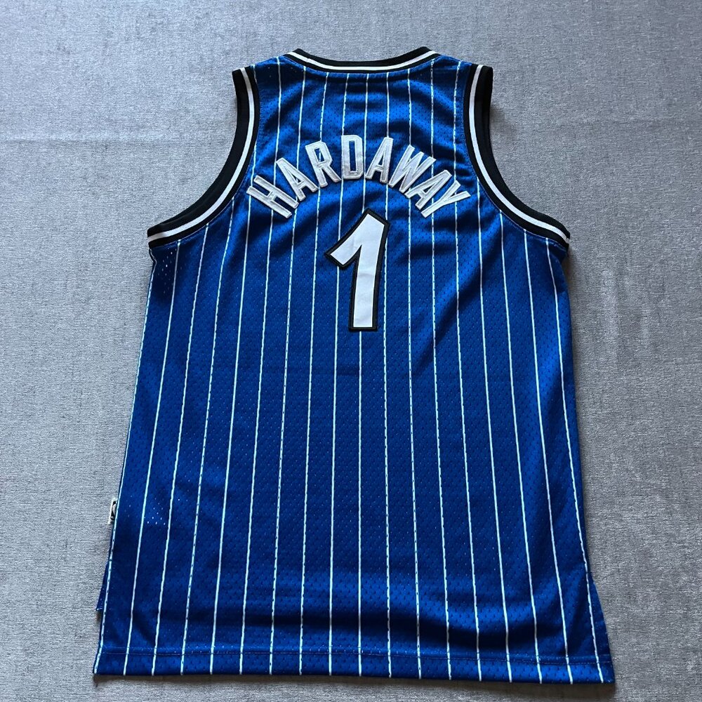 Orlando Magic Penny Hardaway Jersey Adult S/Youth L Blue HWC NBA 1994-1995 NEW - Picture 2 of 7